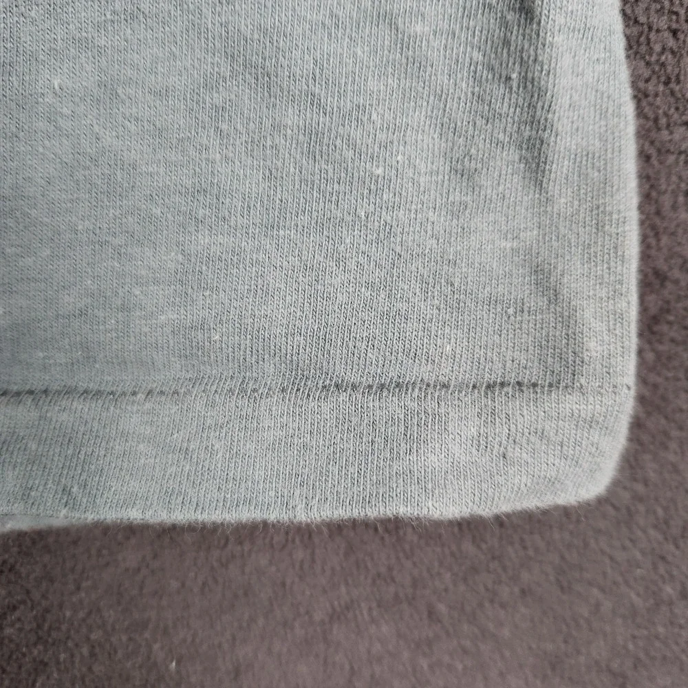 Harley Davidson Shirt Mens Medium Gray 1989 3D Emblem Freedom Eagle Long Sleeve - Picture 10 of 16